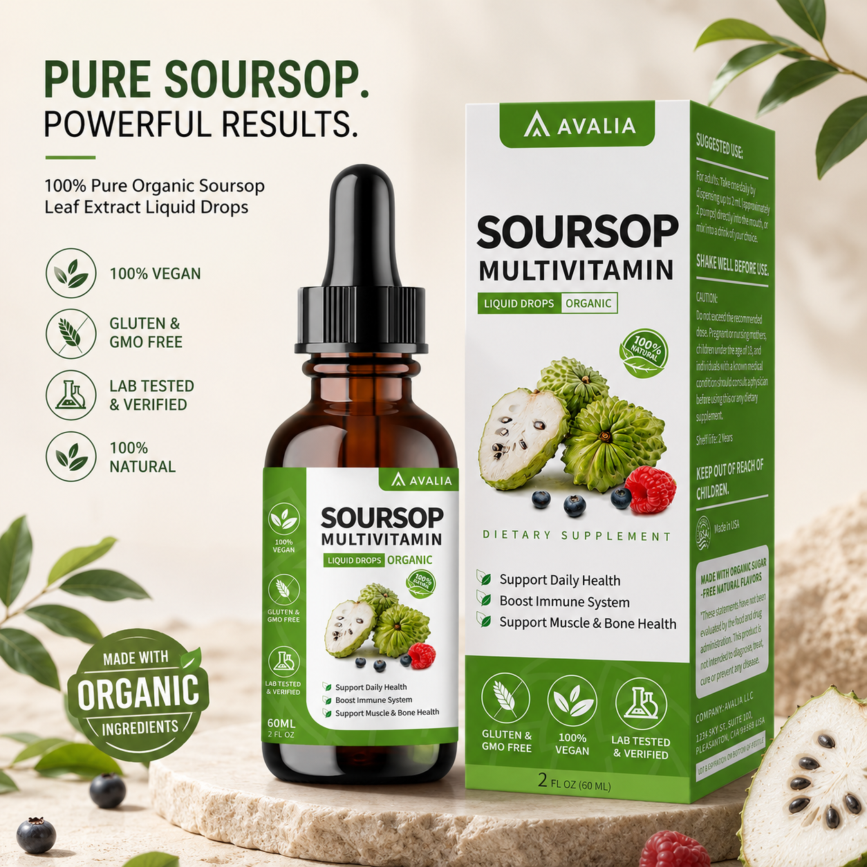 Avalia® Organic Soursop Extract
